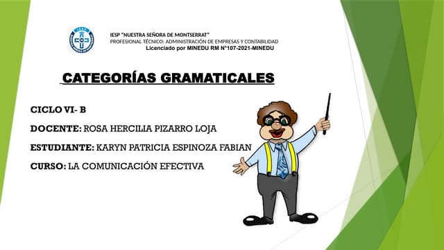 categorias gramaticales clave para dominar el idioma