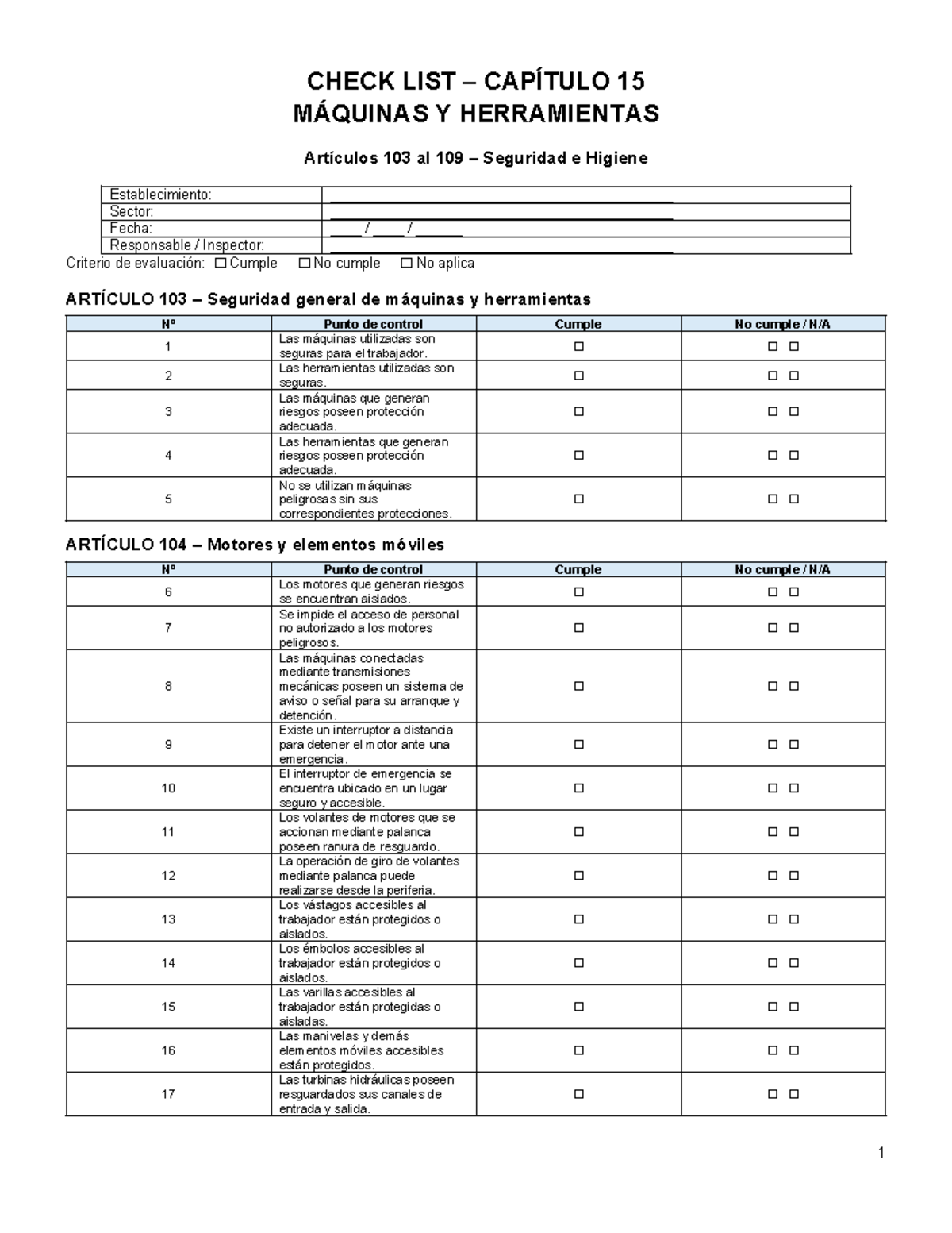 check list descubre sus beneficios y como crearlo