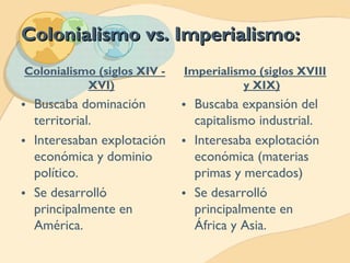 colonialismo vs imperialismo descubre la diferencia
