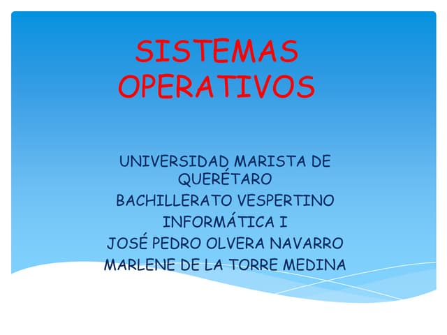 descubre los tipos y claves de los sistemas operativos