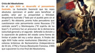 Despotismo Ilustrado: TODO POR EL PUEBLO SIN EL PUEBLO 2 despotismo ilustrado todo por el pueblo sin el pueblo