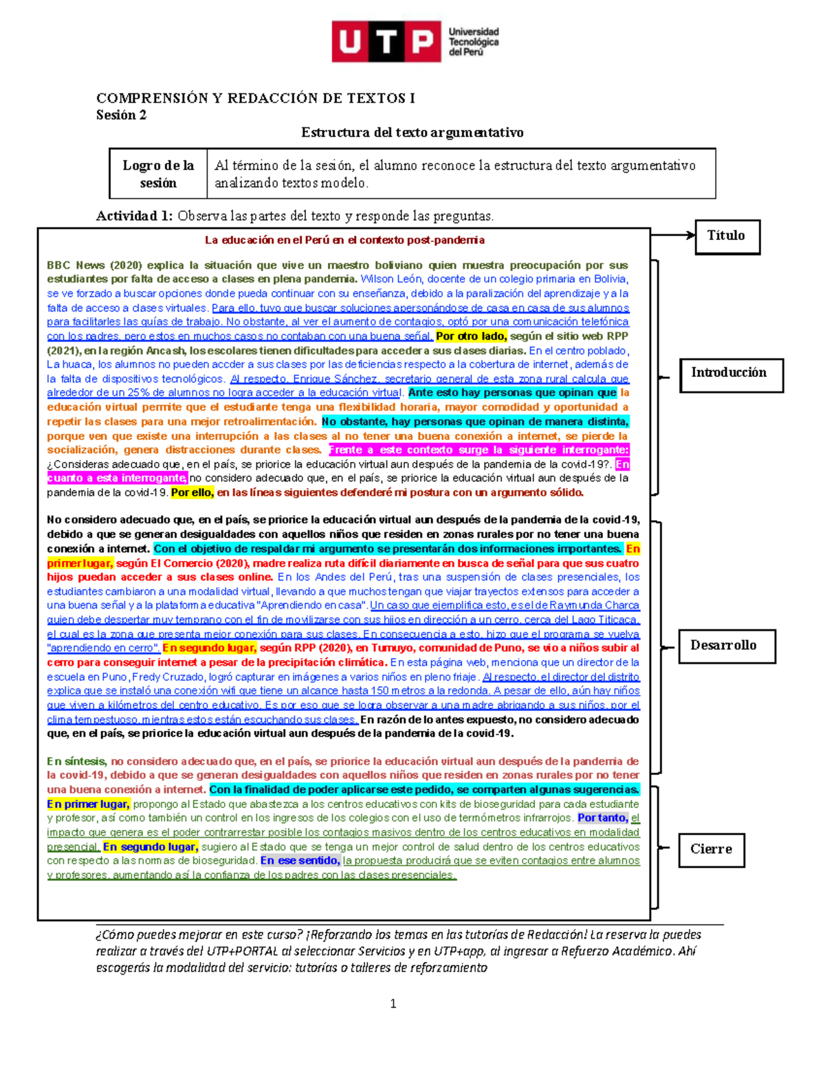 ejemplos de textos argumentativos que impactan
