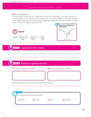 Ejercicios NOTACIÓN CIENTÍFICA que TRANSFORMAN números 1 Ejercicios NOTACIÓN CIENTÍFICA que TRANSFORMAN números