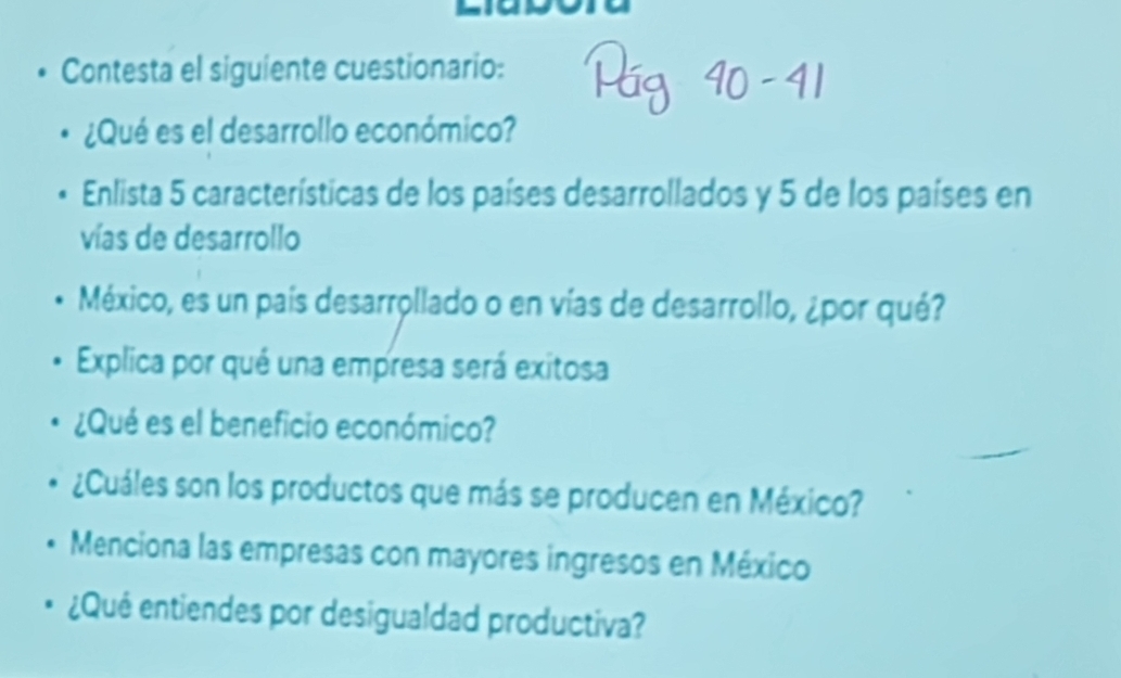 el desarrollo que tipo y caracteristicas tiene