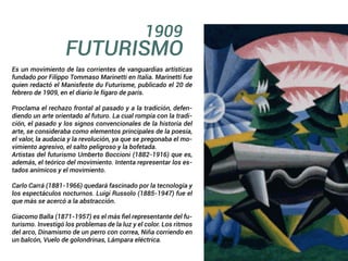 FUTURISMO: Qué es y cómo impactó la VANGUARDIA 2 futurismo que es y como impacto la vanguardia