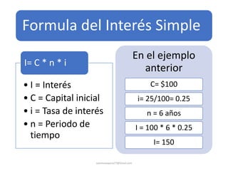 interes simple descubre su formula y ejemplos