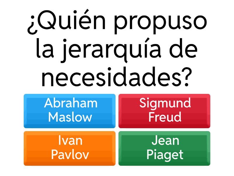 jerarquia de maslow cual es tu necesidad mas alta