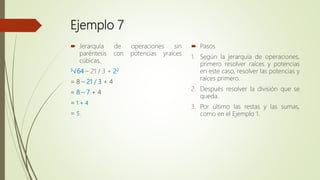 JERARQUÍA DE OPERACIONES: CÓMO RESOLVER CON ÉXITO 2 jerarquia de operaciones como resolver con