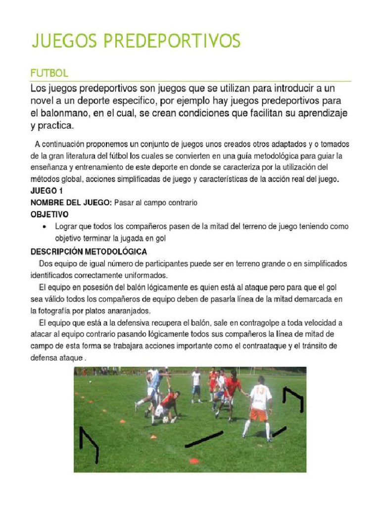 juegos predeportivos descubre su magia y ejemplos
