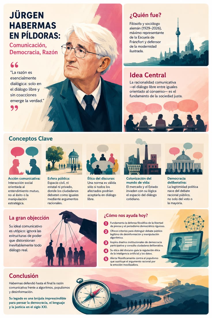 jurgen habermas descubre su influencia en la filosofia