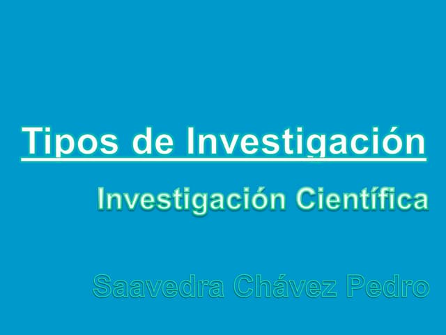 QUÉ ES un INVESTIGADOR Descubre los TIPOS y CLASES 9 que es un investigador descubre los tipos y clases