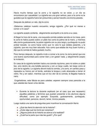 que es una secuencia narrativa descubrelo aqui