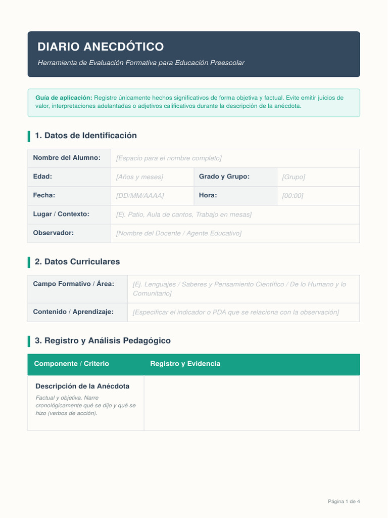 registro anecdotico como transformar la educacion