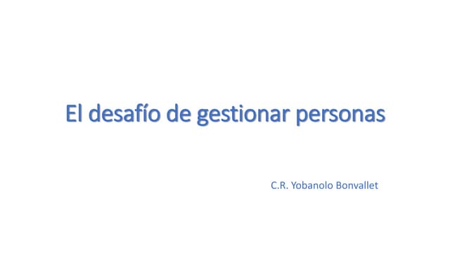 responsabilidades personales por que son clave