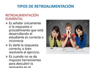 Retroalimentación: DESCUBRE sus TIPOS y APLICACIONES 2 retroalimentacion descubre sus tipos y aplicaciones