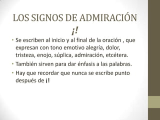 signos de admiracion descubre ejemplos sorprendentes