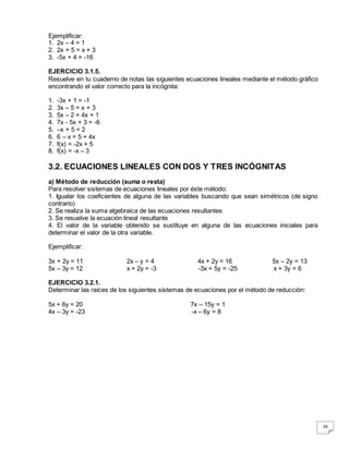 sistema de ecuaciones descubre el metodo grafico