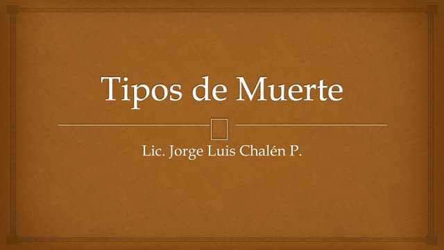 TIPOS DE MUERTE: ¡Descubre 12 CLASIFICACIONES Sorprendentes! 2 tipos de muerte descubre 12 clasificaciones sorprendentes