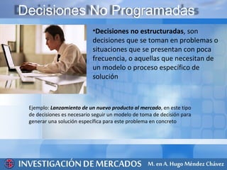 tipos de toma de decisiones que impulsaran tu
