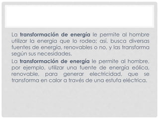 Transformación de ENERGÍA TÉRMICA: Cómo se Transfiere 2 transformacion de energia termica como se transfiere