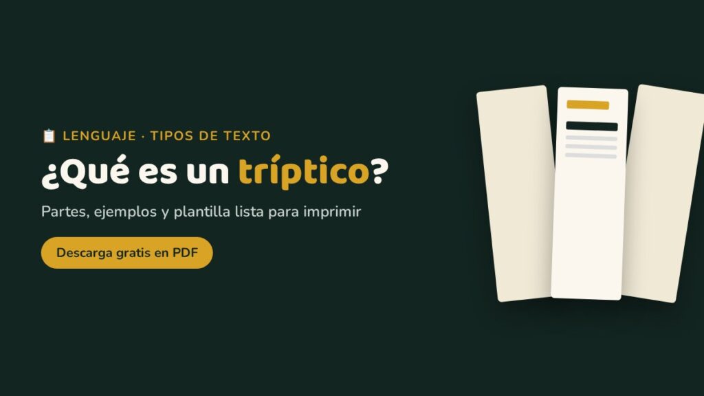 TRÍPTICO: Descubre SUS PARTES y TIPOS SORPRENDENTES 2 triptico descubre sus partes y tipos sorprendentes