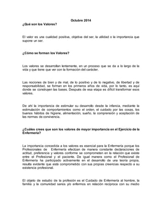 Valores con A: DESCUBRE Los 10 VALORES Profesionales 2 valores con a descubre los 10 valores profesionales