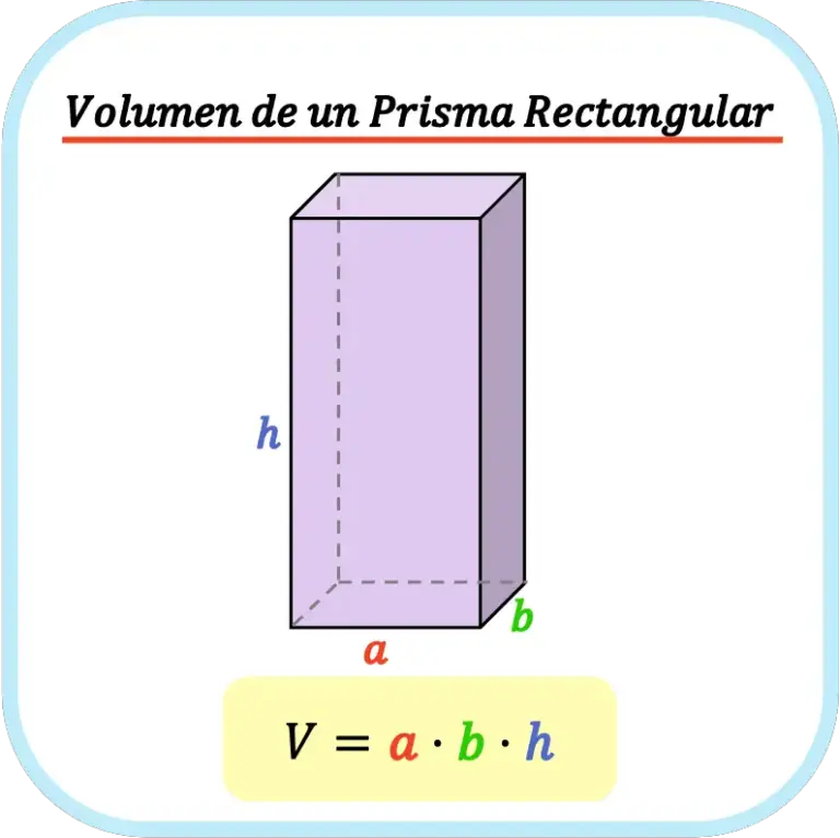 volumen de un prisma cuadrangular como calcularlo